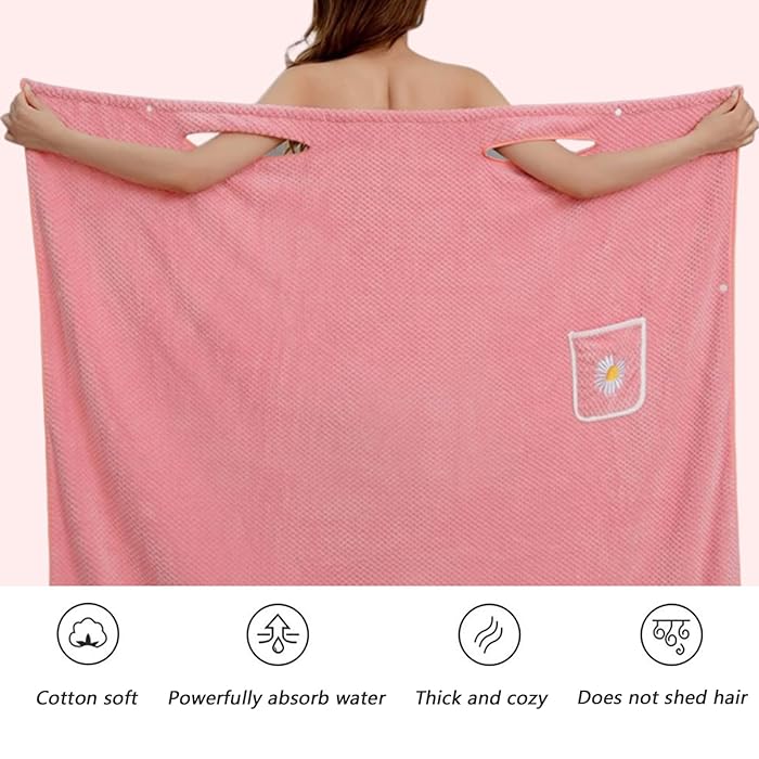 TowelDress Tragbares Schnelltrocknendes Duschtuch
