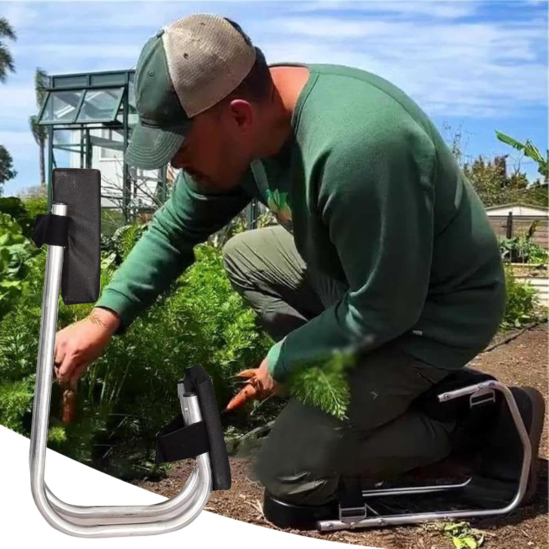 KneeSupport – Tragbarer Gartenkniestuhl und Hocker