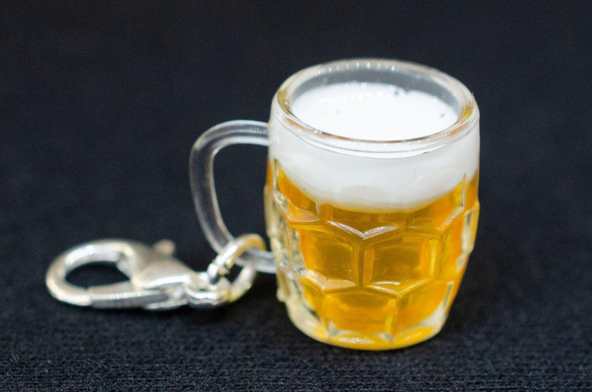 Oktoberfest Bierkrug Charm Anhänger, Schmuck 2er-Set