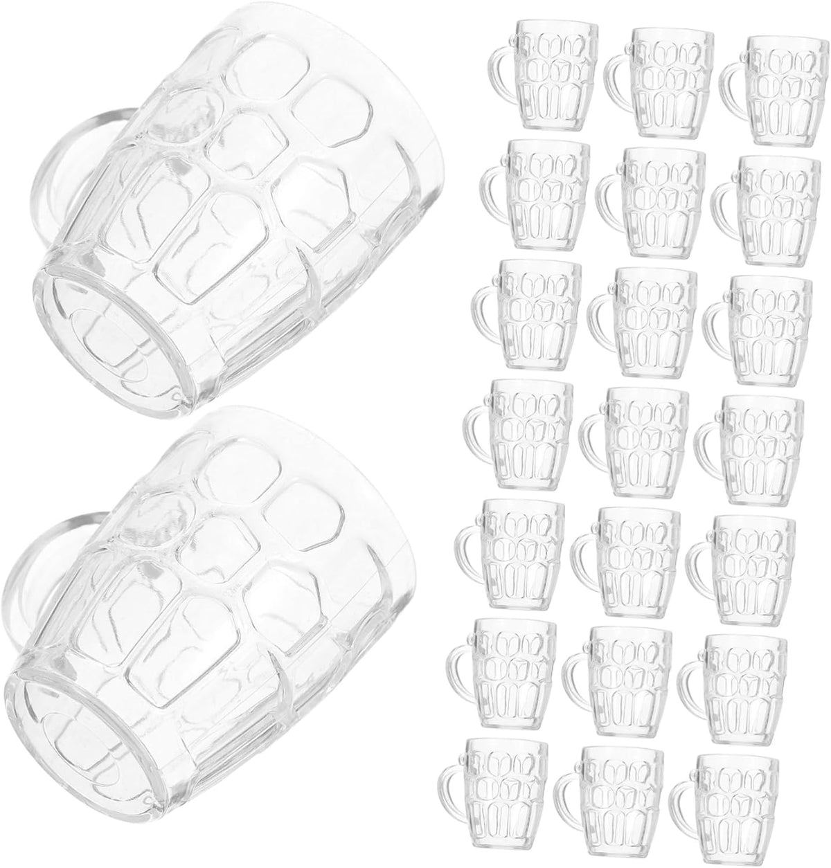 Oktoberfest Mini Bierkrüge Kunststoff, Shotgläser 50er-Set