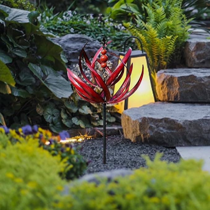 Metall Windspiel für den Garten – Drehbares Design