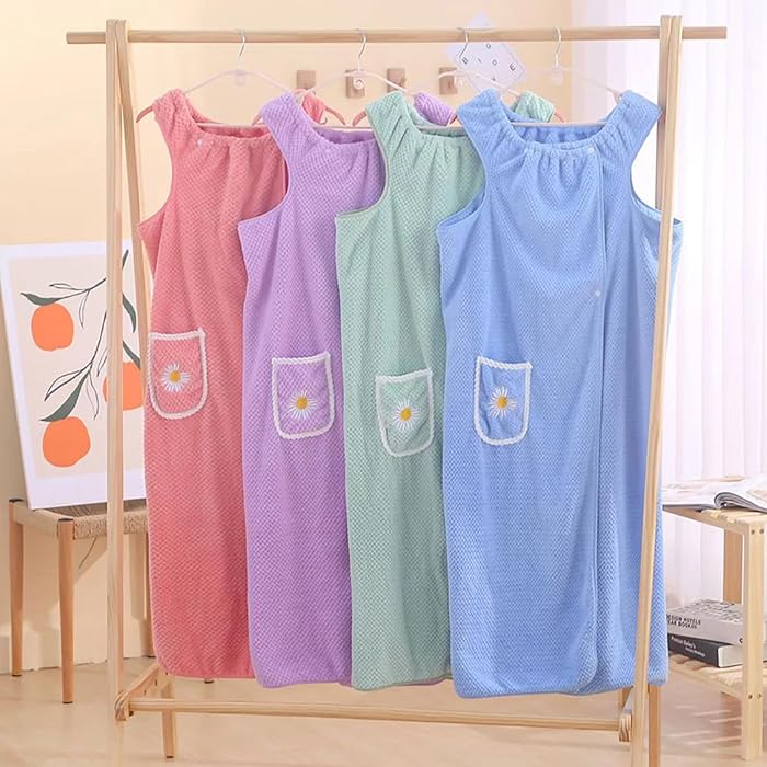 TowelDress Tragbares Schnelltrocknendes Duschtuch