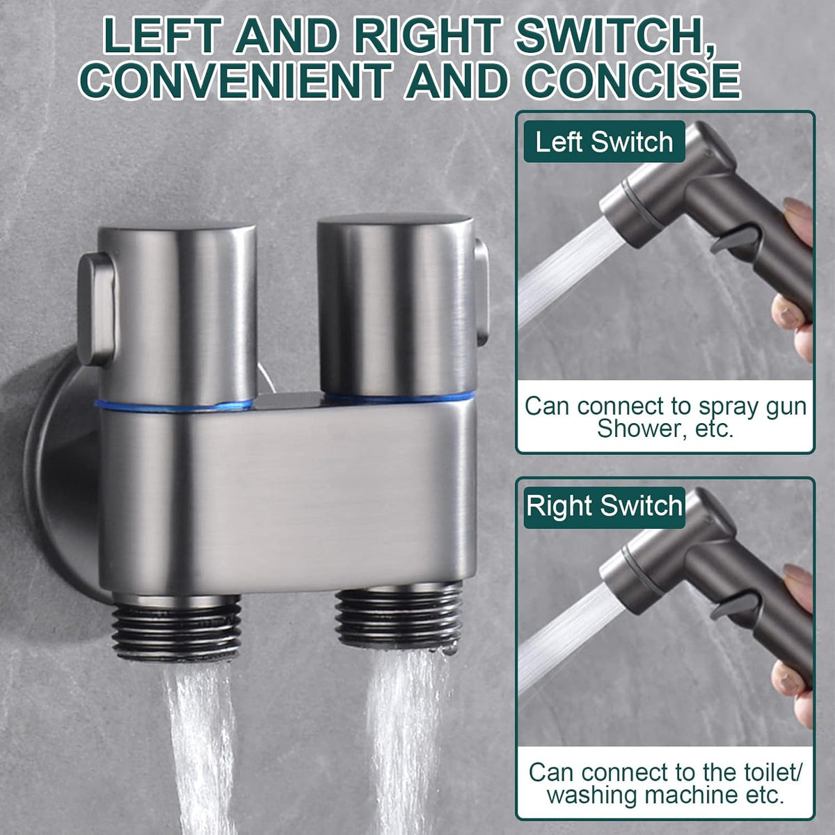PremiumBidet Handbrausen-Set Mit Dualventil