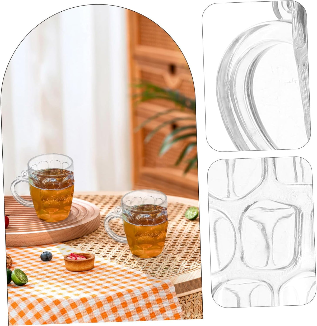 Oktoberfest Mini Bierkrüge Kunststoff, Shotgläser 50er-Set