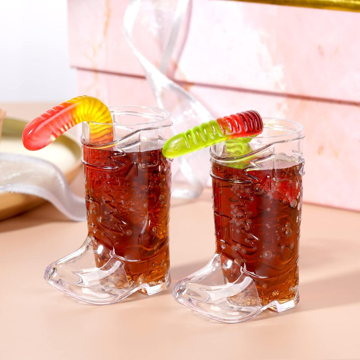Party Shotgläser Cowboy Boot, 30er-Set 30ml