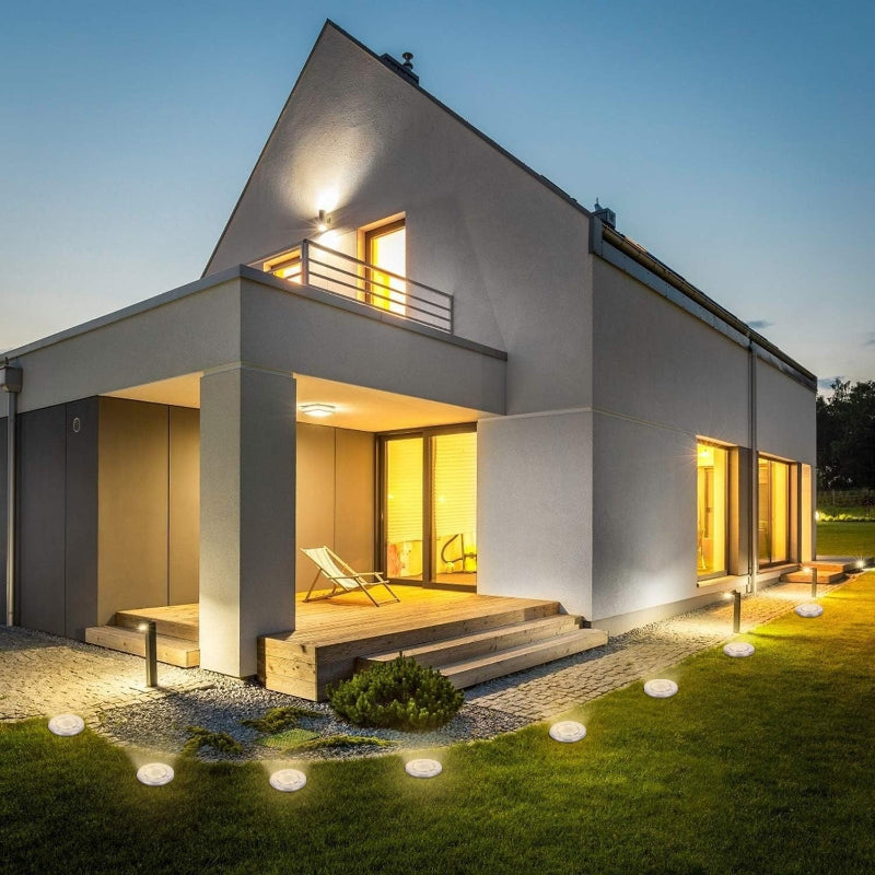 LEDSolar – LED Solarleuchten für Garten und Rasen, 4er Set
