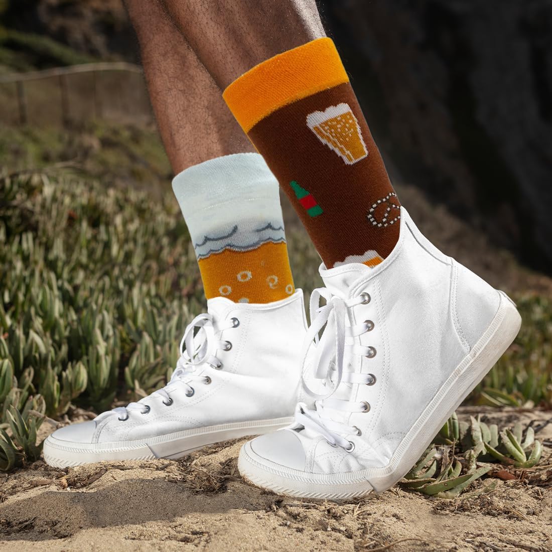 Biersocken Oktoberfest Motivsocken, Unisex 2er-Set