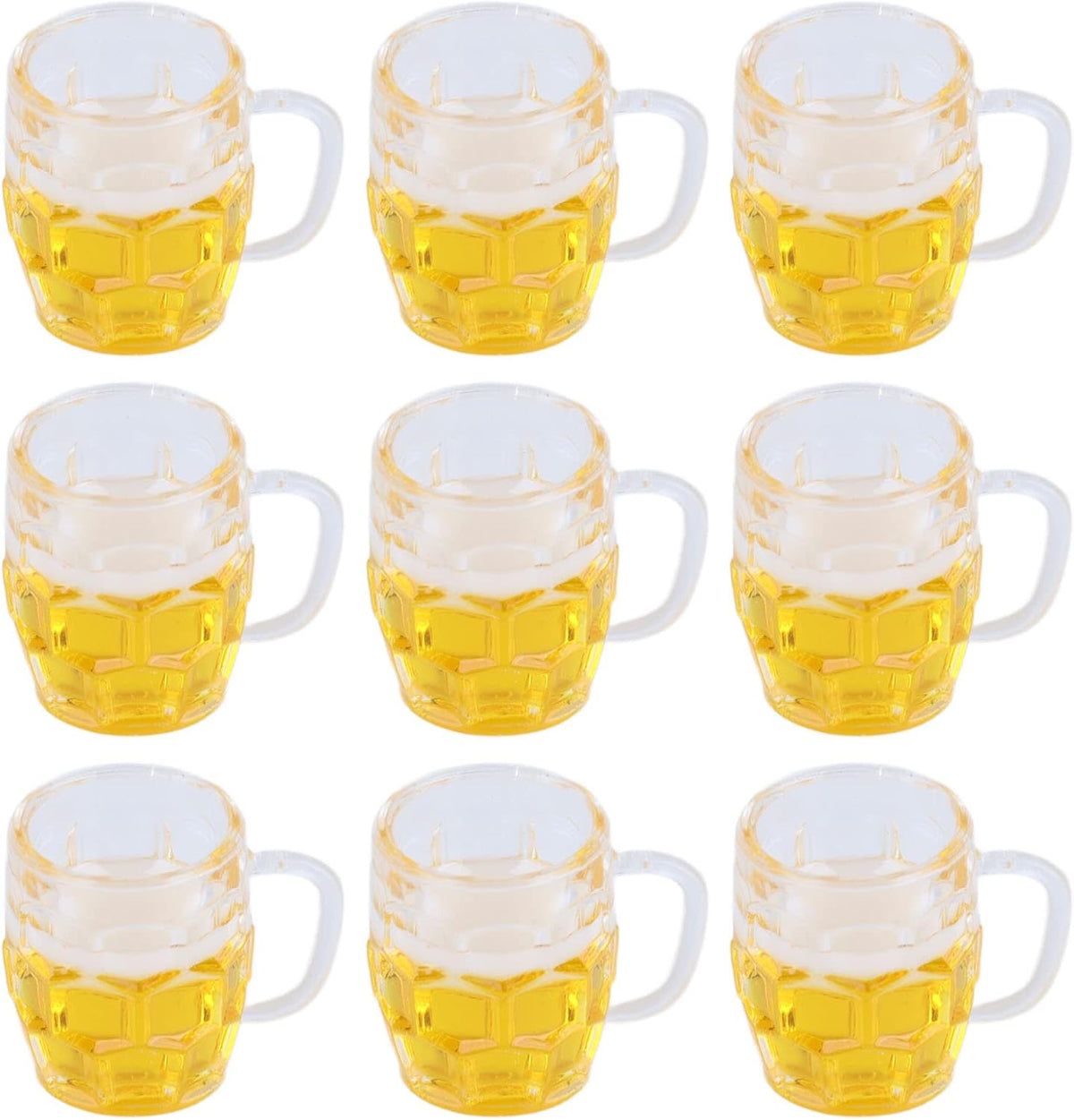 Oktoberfest Mini Bierkrüge Deko, Harz 12er-Set
