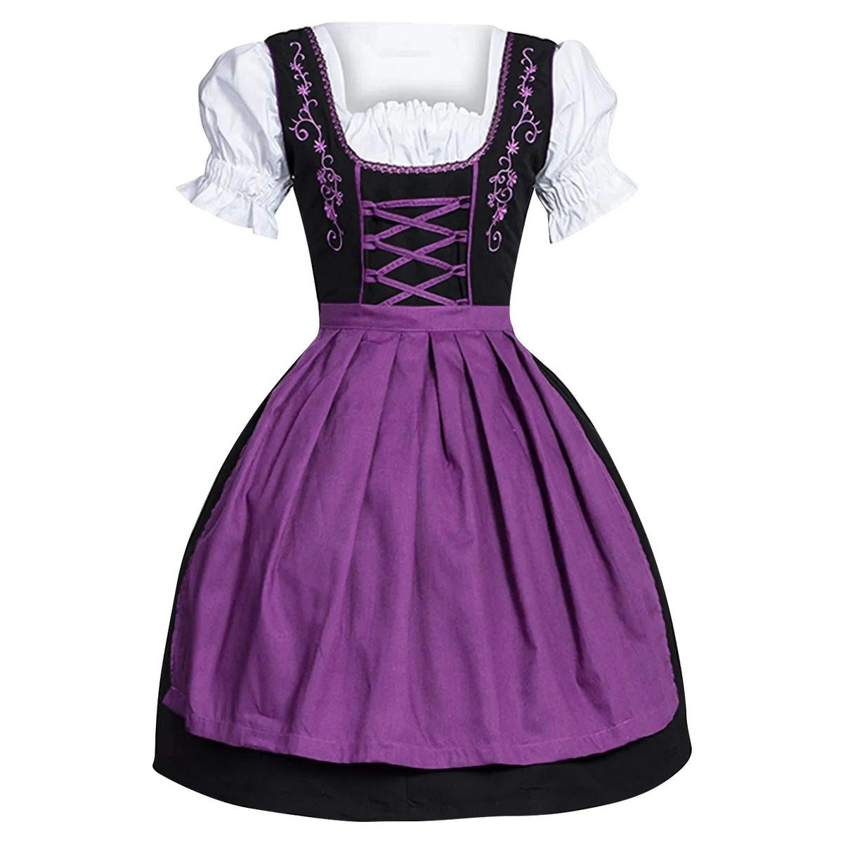 Oktoberfest Kleid Damen Festlich, Trachtenkleid Elegant