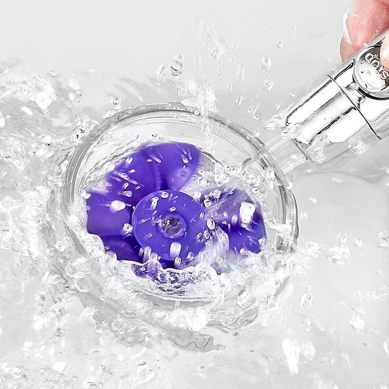 SpinShower 360-Grad Rotierender Hochdruck-Duschkopf