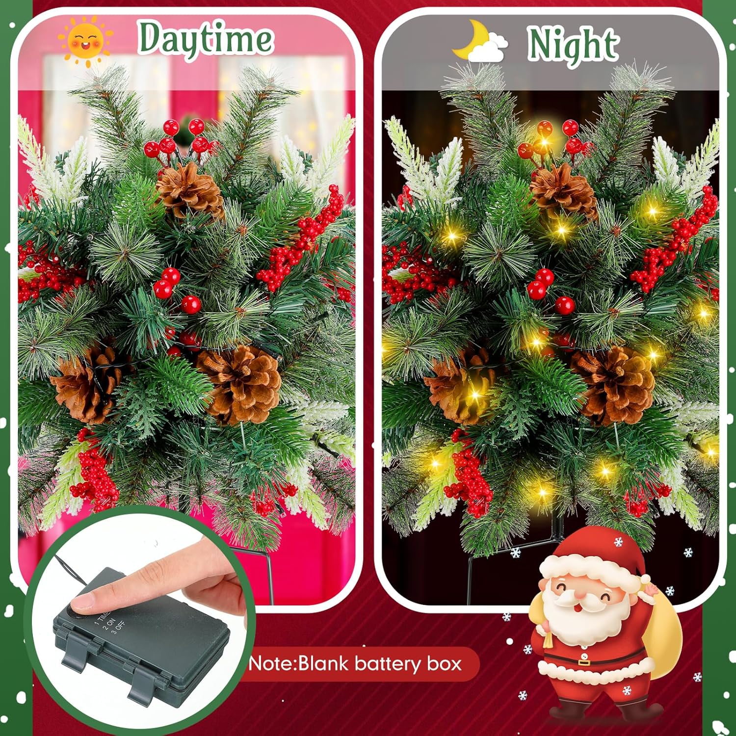 ChristmasBushes – LED-beleuchtete Weihnachtsbüsche für Pflanzgefäße
