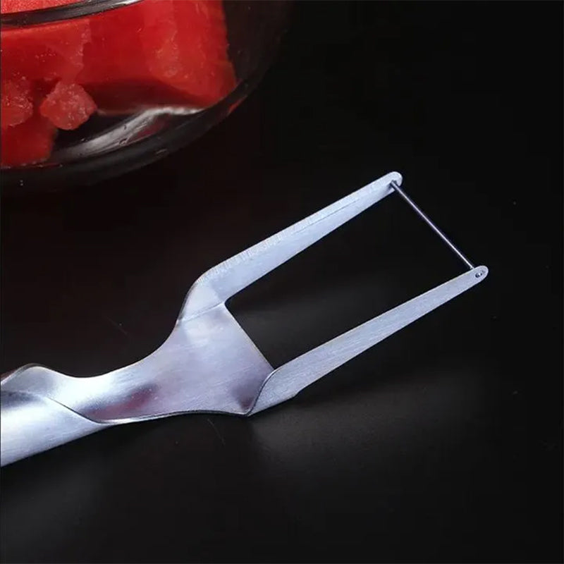 FruitCutter 2-in-1 Obstschneider Mit Gabel