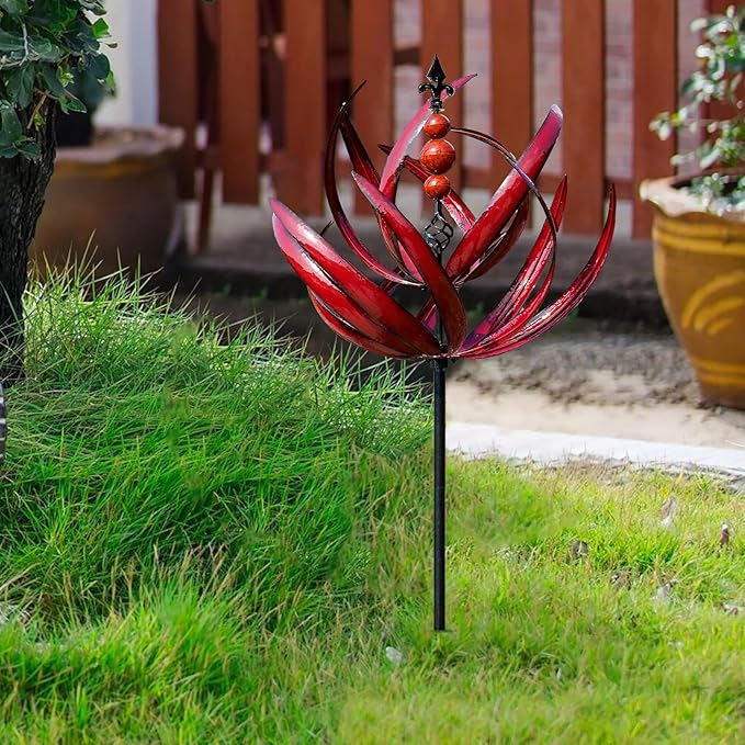 Metall Windspiel für den Garten – Drehbares Design