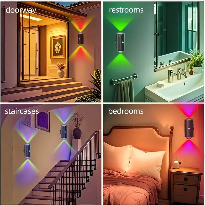 SensorLight – Smarte LED-Bewegungsmelder-Leuchte zur Wandmontage, 2er Set