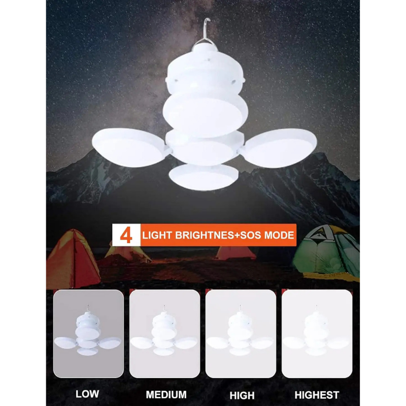 SolarLamp – Tragbare Solar LED Faltpaneel-Notlampe