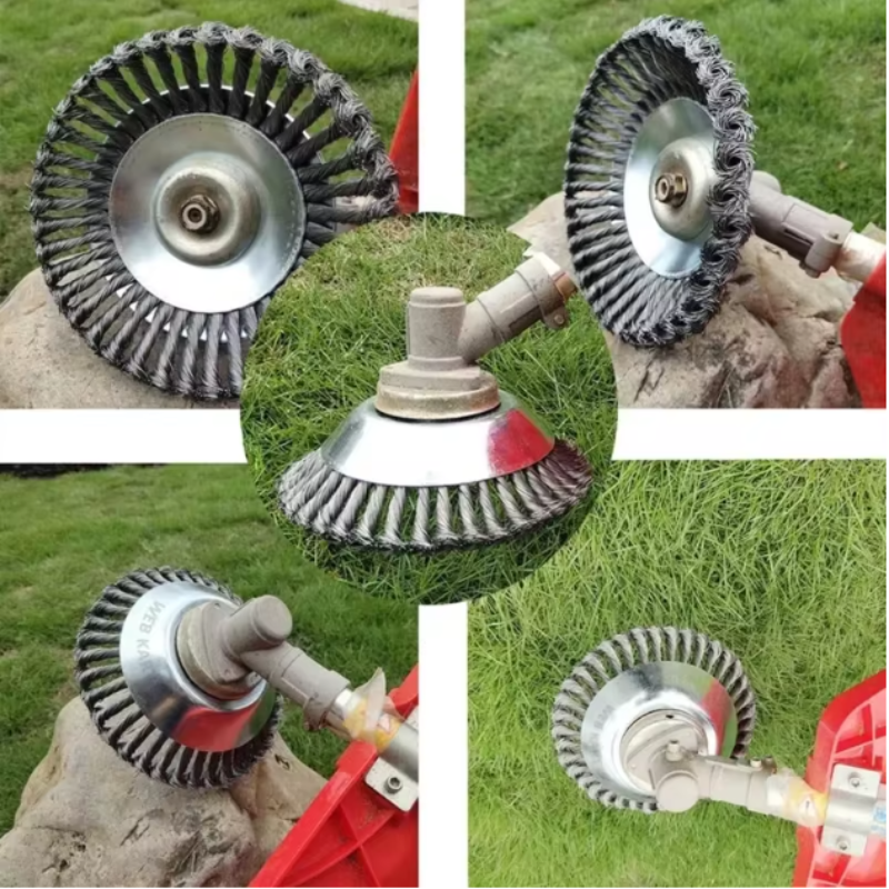 CutterHead – Unkrautschneider-Kopf aus Stahldraht, 20cm