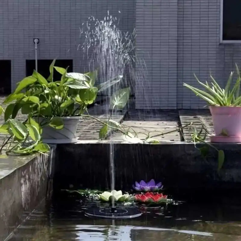 SolarFountain – Schwimmende Solar-Wasserpumpe für den Gartenbrunnen