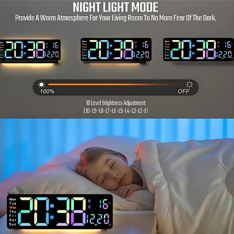 DigitalClock Anzeige bei gedaemmtem Licht