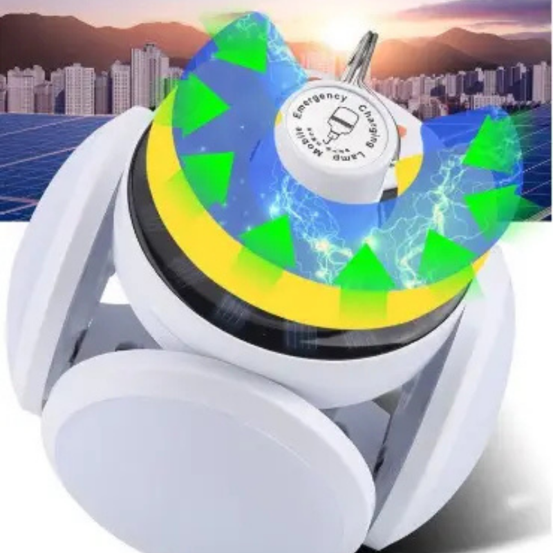 SolarLamp – Tragbare Solar LED Faltpaneel-Notlampe