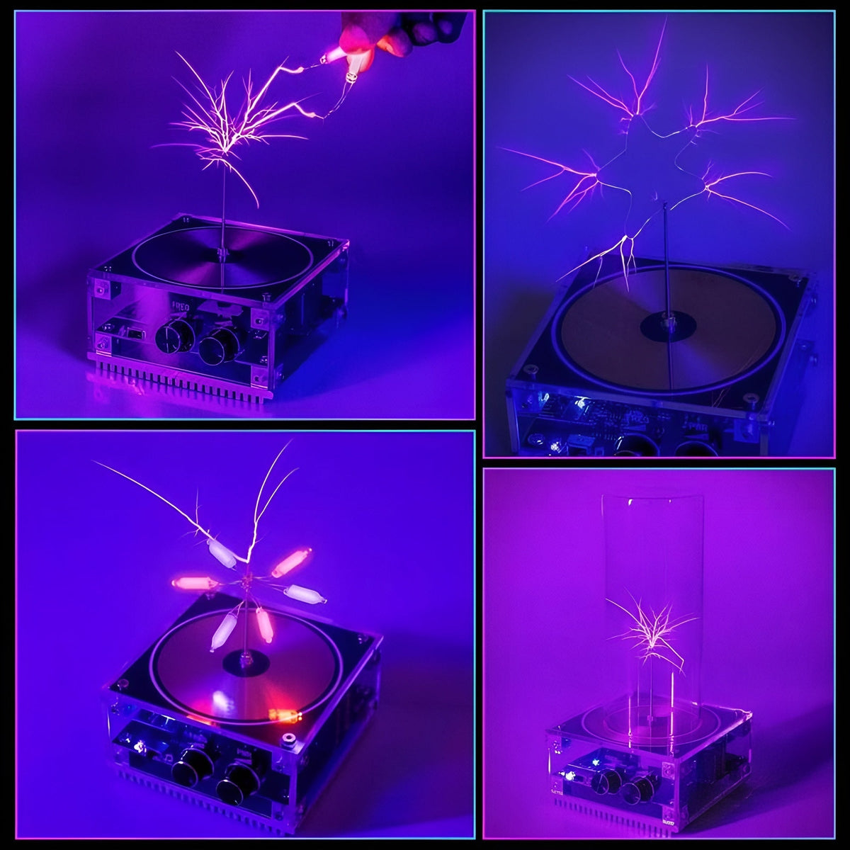 MusicalSpark Tesla-Spule Mit Musiksteuerung, Elektrischer Blitz-Effekt