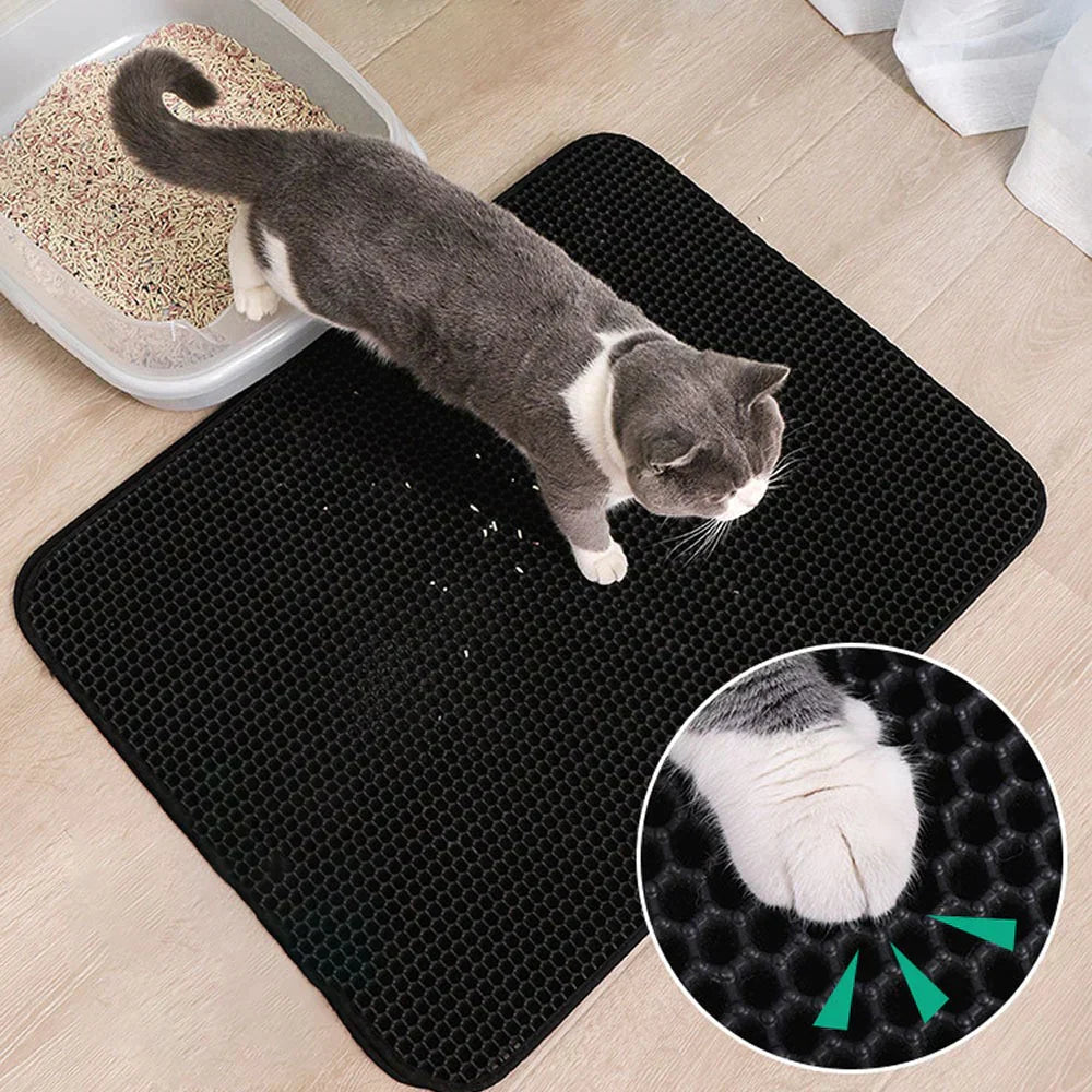 Rutschfeste wasserdichte Unterseite der Catfri LitterMat