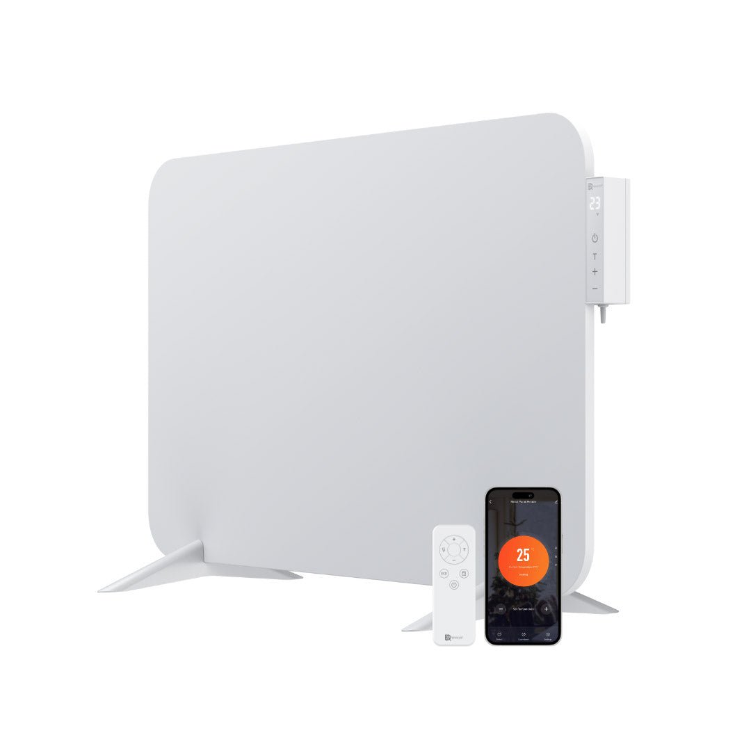 Metall-Infrarotheizung mit Smart-Thermostat