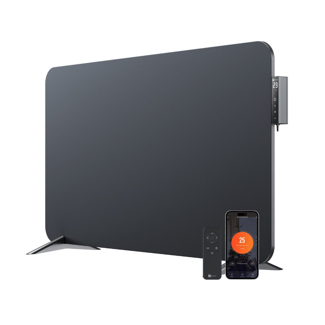Metall-Infrarotheizung mit Smart-Thermostat