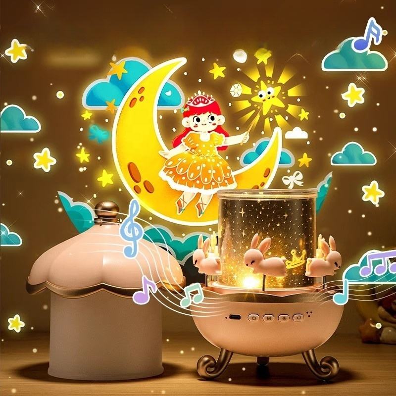 BunnyProjector – Wechselnder LED-Nachtlichtprojektor