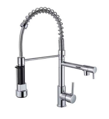 Küchenarmatur Detailansicht Zwei-Ton-Design