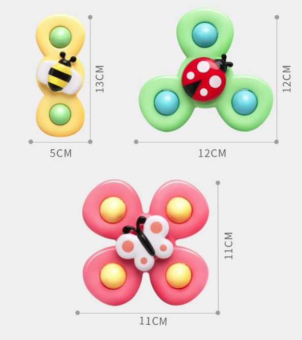 SpinnerToy – Sensorisches Fidget-Spielzeug mit Saugnapf