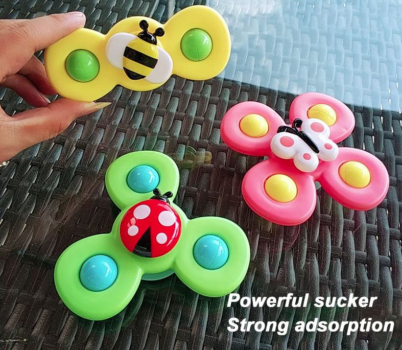 SpinnerToy – Sensorisches Fidget-Spielzeug mit Saugnapf
