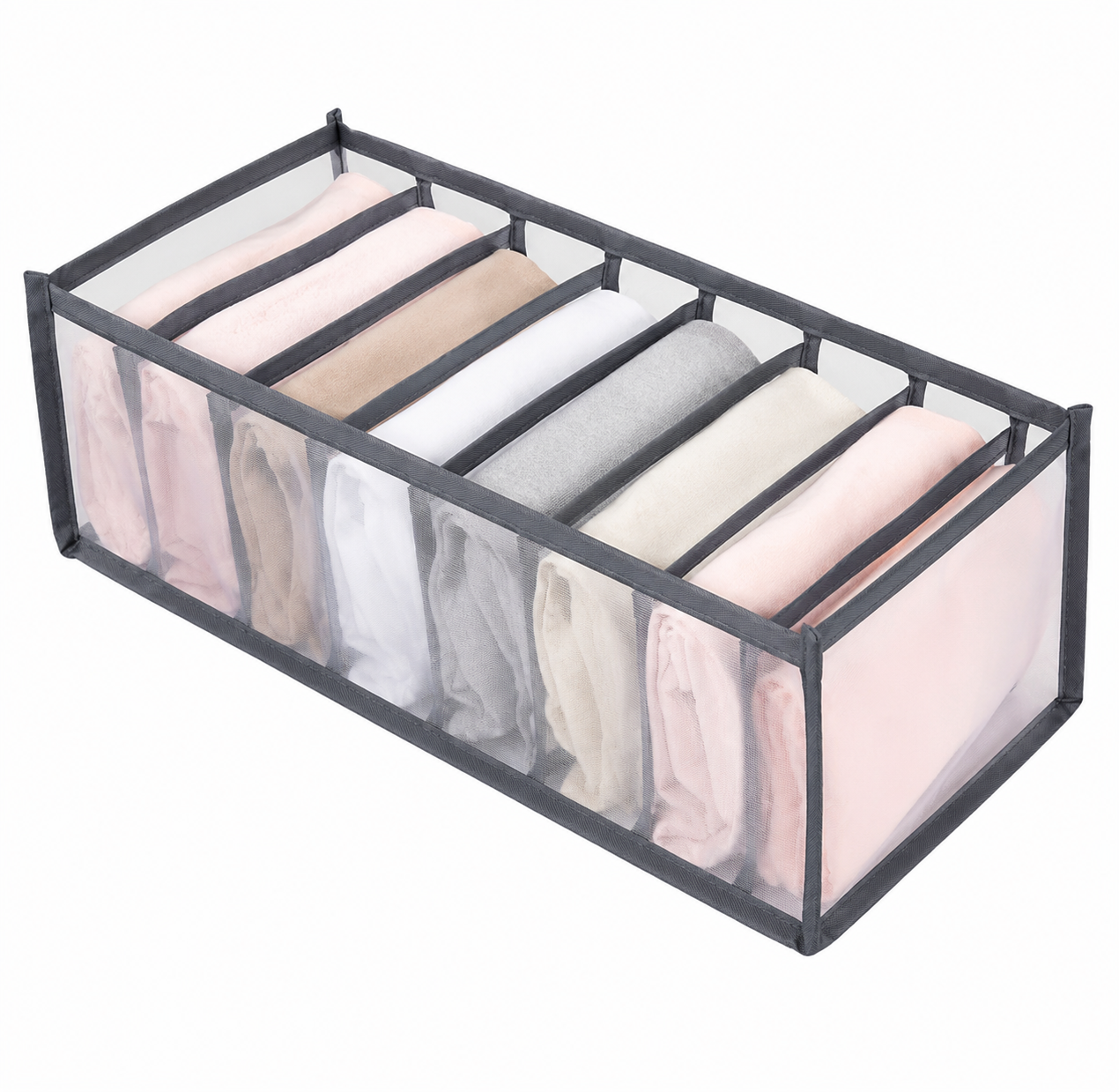 Faltbarer Unterwäsche Organizer aus atmungsaktivem Nylon