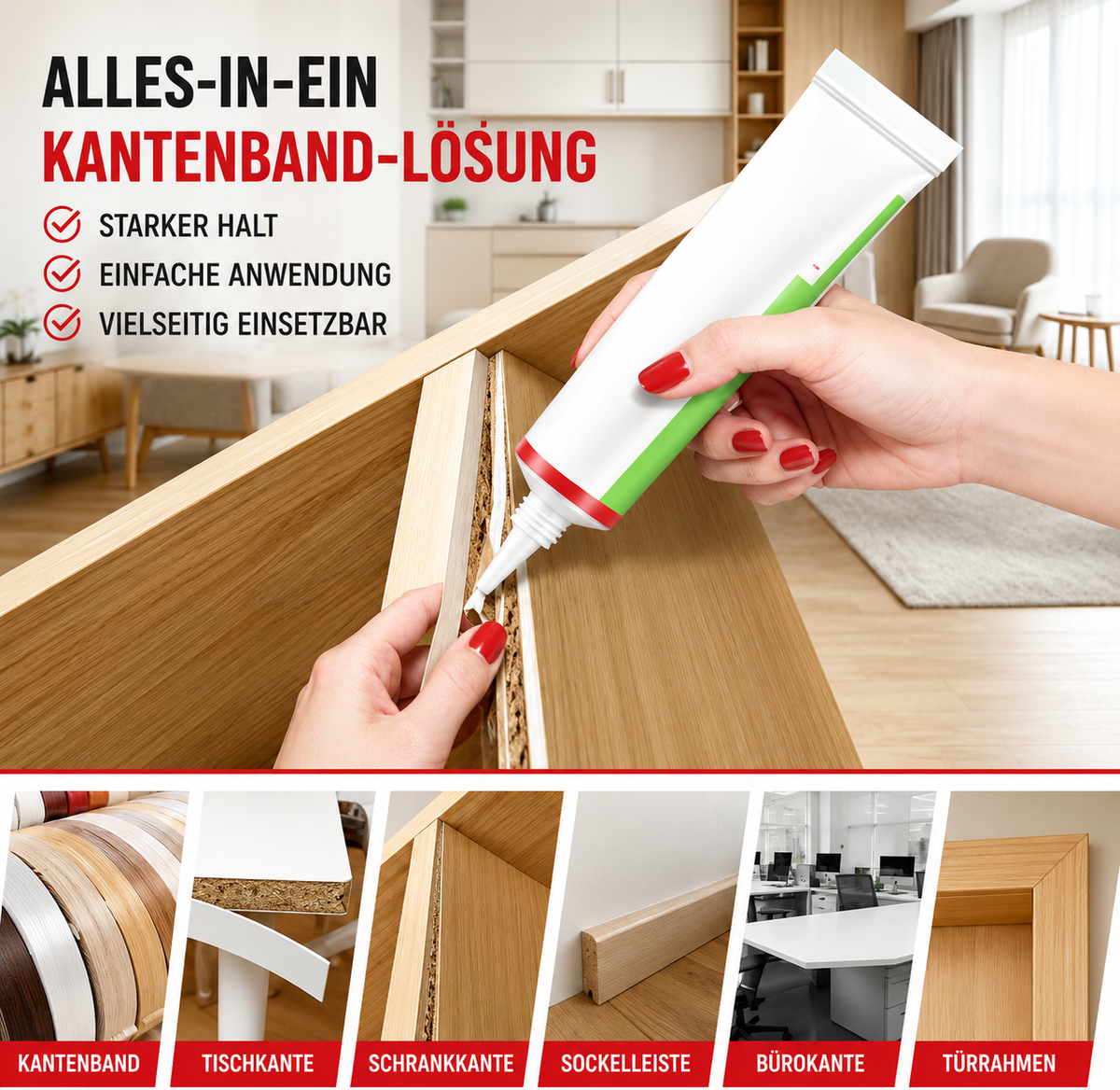 Möbel Kantenkleber für Kantenband