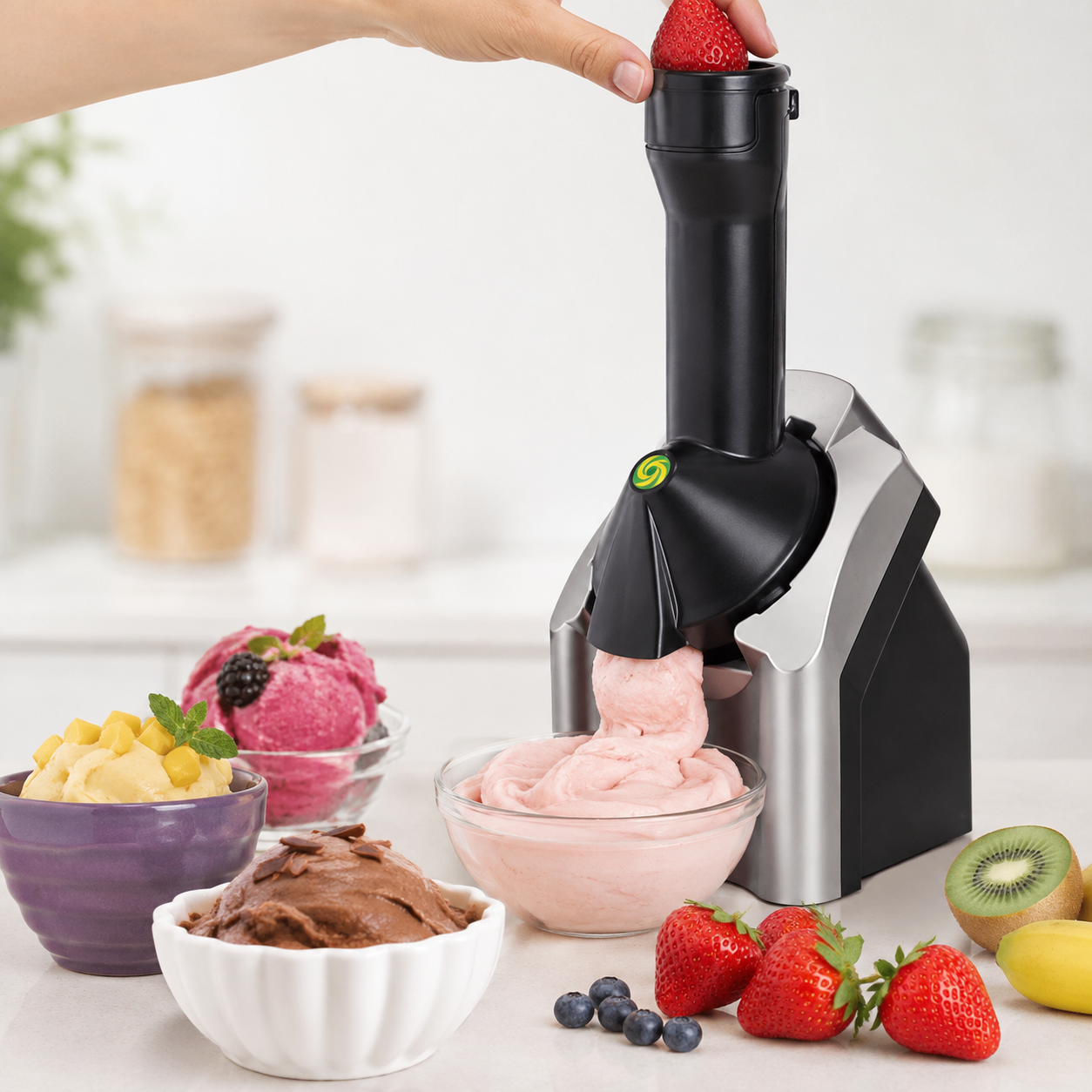 Eismaschine – Für Eis, Sorbet & Frozen Yogurt, Einfache Bedienung