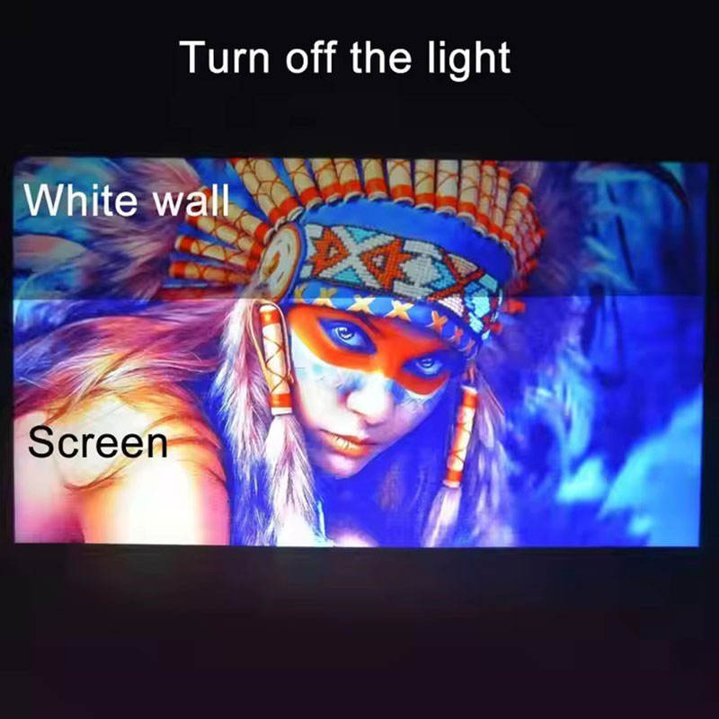 CinemaScreen – Tragbare Leinwand mit Anti-Licht-Beschichtung