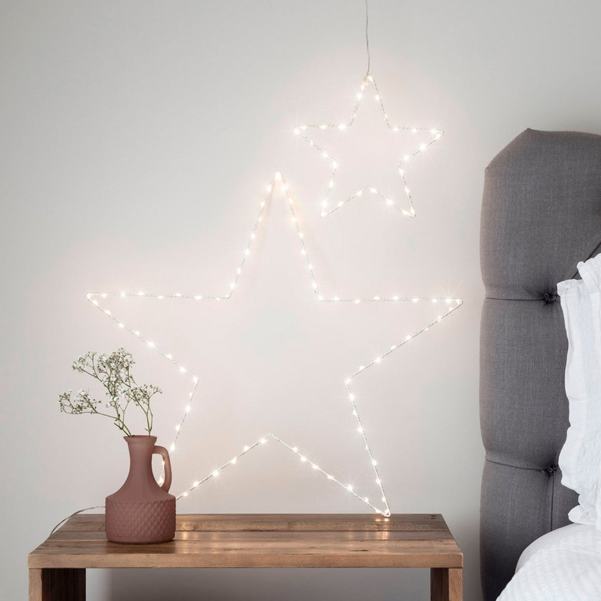 Osby LED-Leuchtsterne Bundle – 2er batteriebetrieben