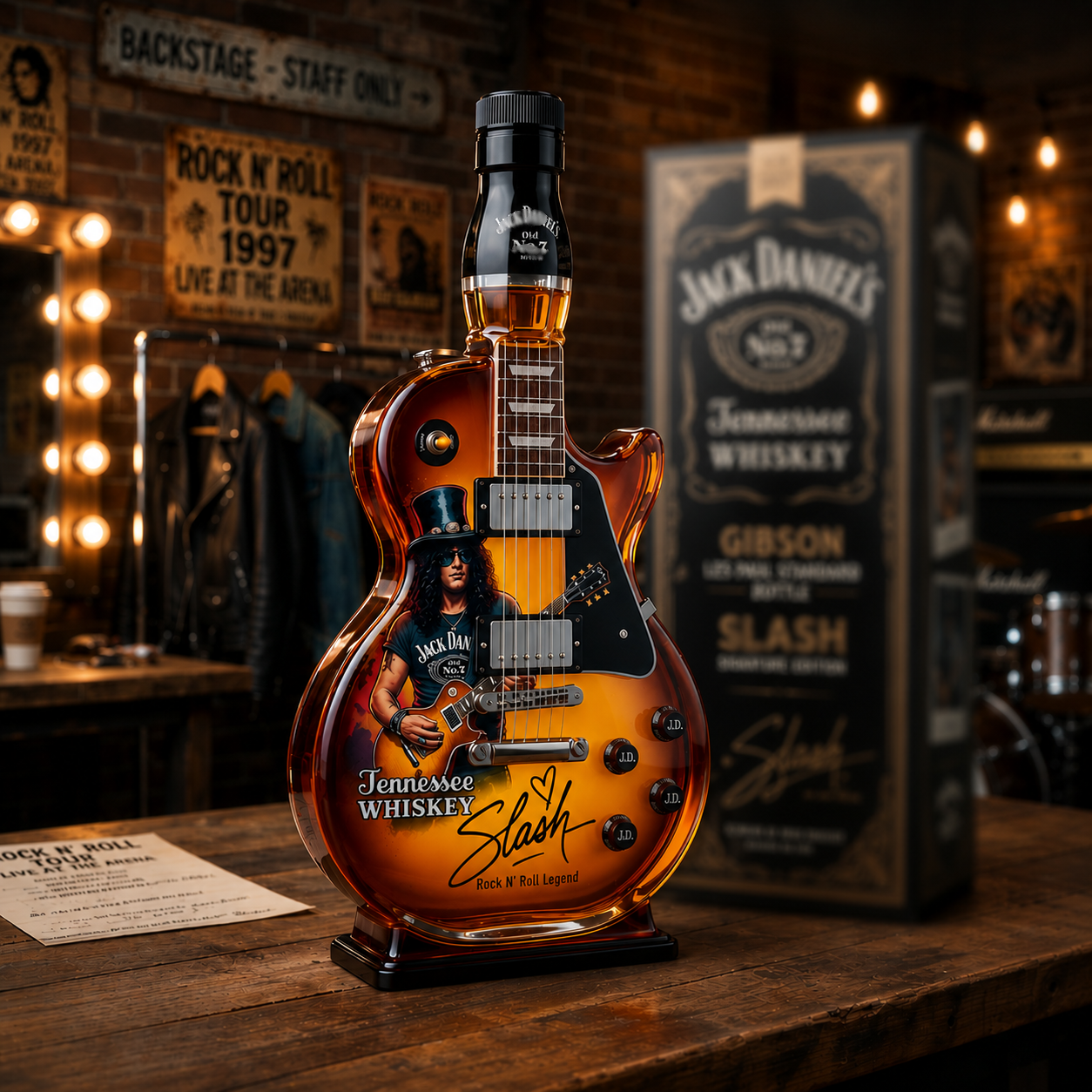 Whisky Karaffe im Gitarren-Design – Dekanter für Whisky & Spirituosen