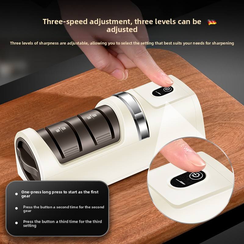 EdgeSharpener – Elektrisches Schärfsystem mit Zubehör-Option