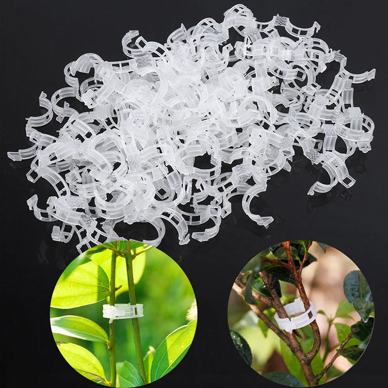 PlantClips – Wiederverwendbare Pflanzenstützen-Clips, 100er Set