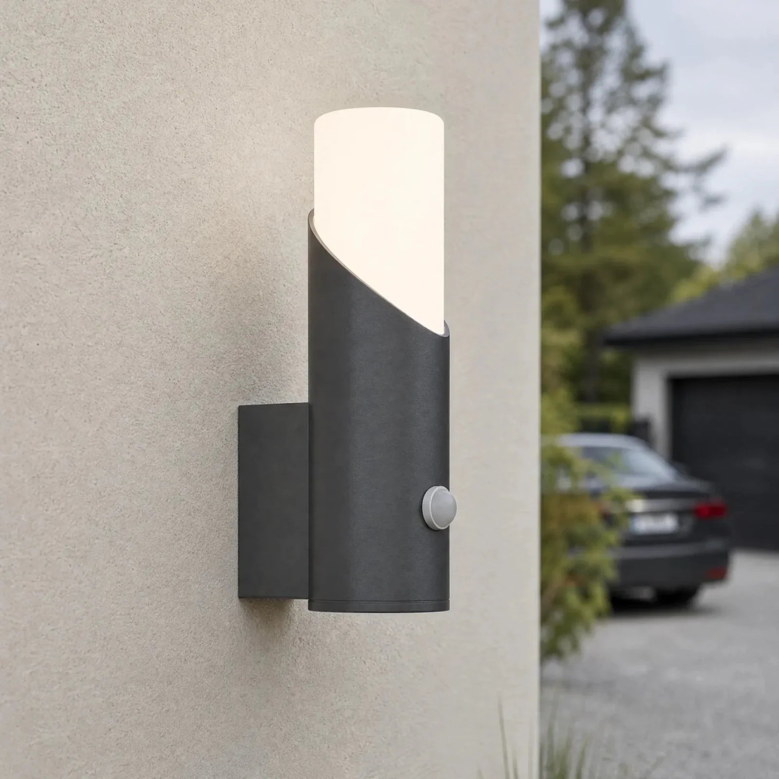Wandleuchte LIVOR mit Sensor Farbe Anthrazit