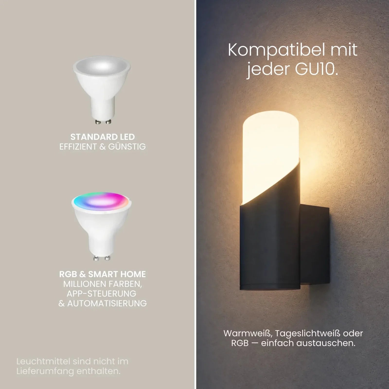 Wandleuchte LIVOR Detailansicht