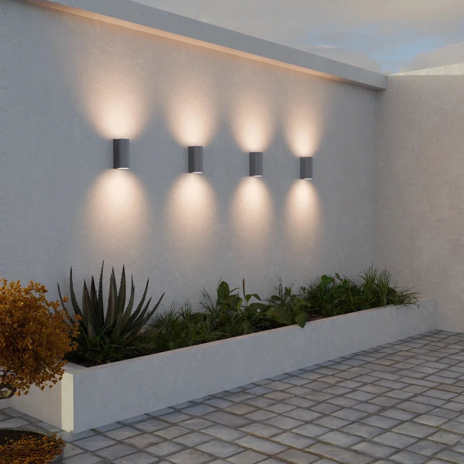 Wandleuchte VAYA DUO Up-&-Down-Light, 2x GU10, IP54