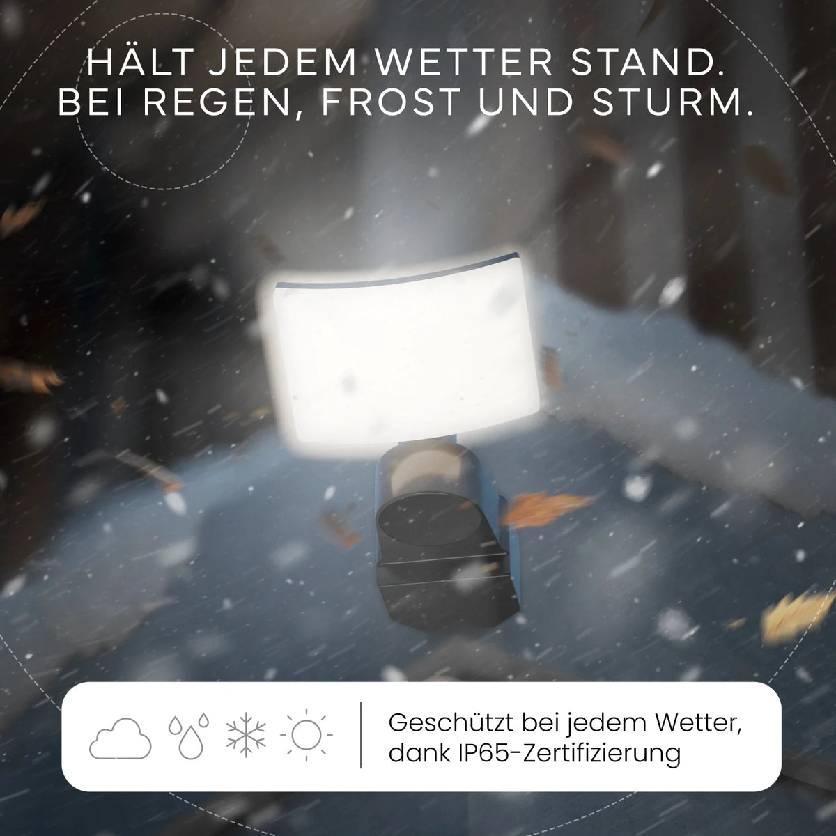 Wandleuchte LUMAX Nahaufnahme Gehäuse