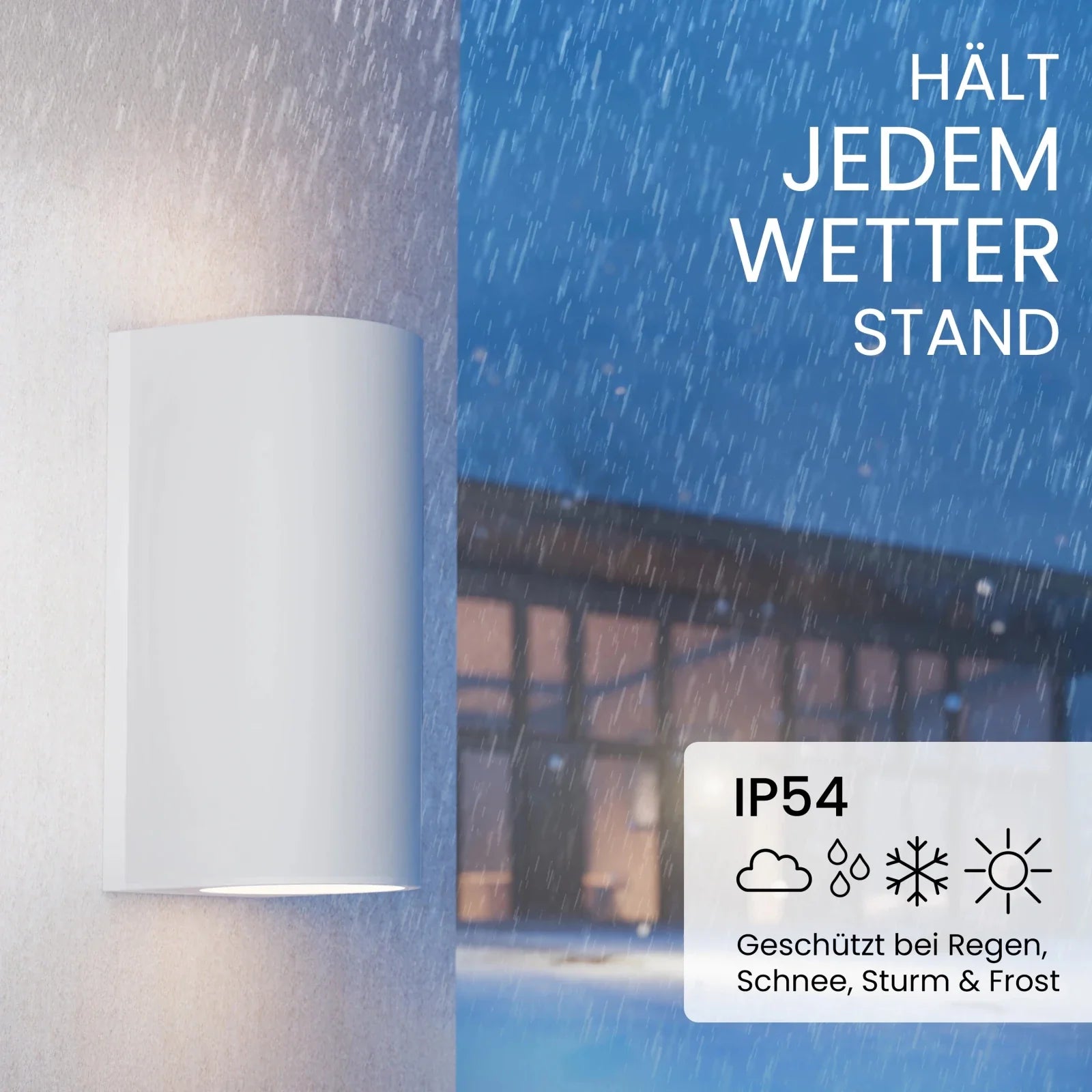Wandleuchte VAYA DUO Up-&-Down-Light, 2x GU10, IP54