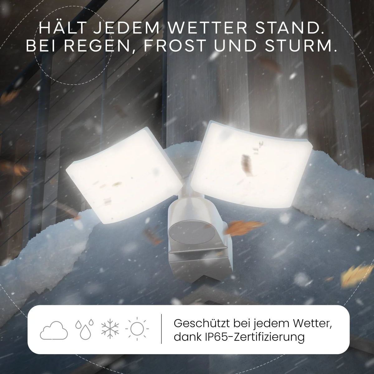 Wandleuchte LUMAX DUO zwei Lichtköpfe