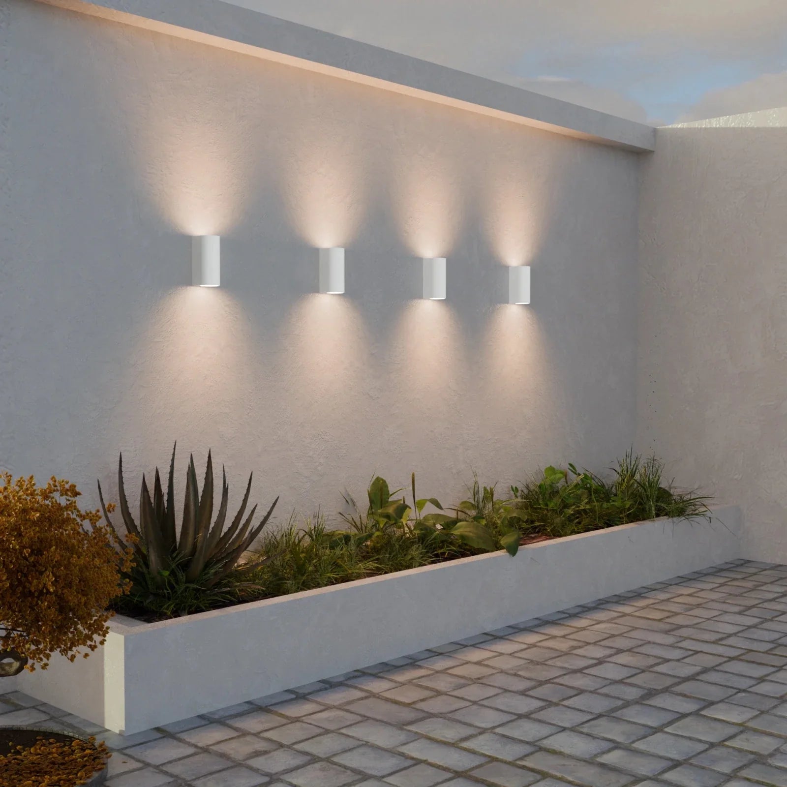 Wandleuchte VAYA DUO Up-&-Down-Light, 2x GU10, IP54