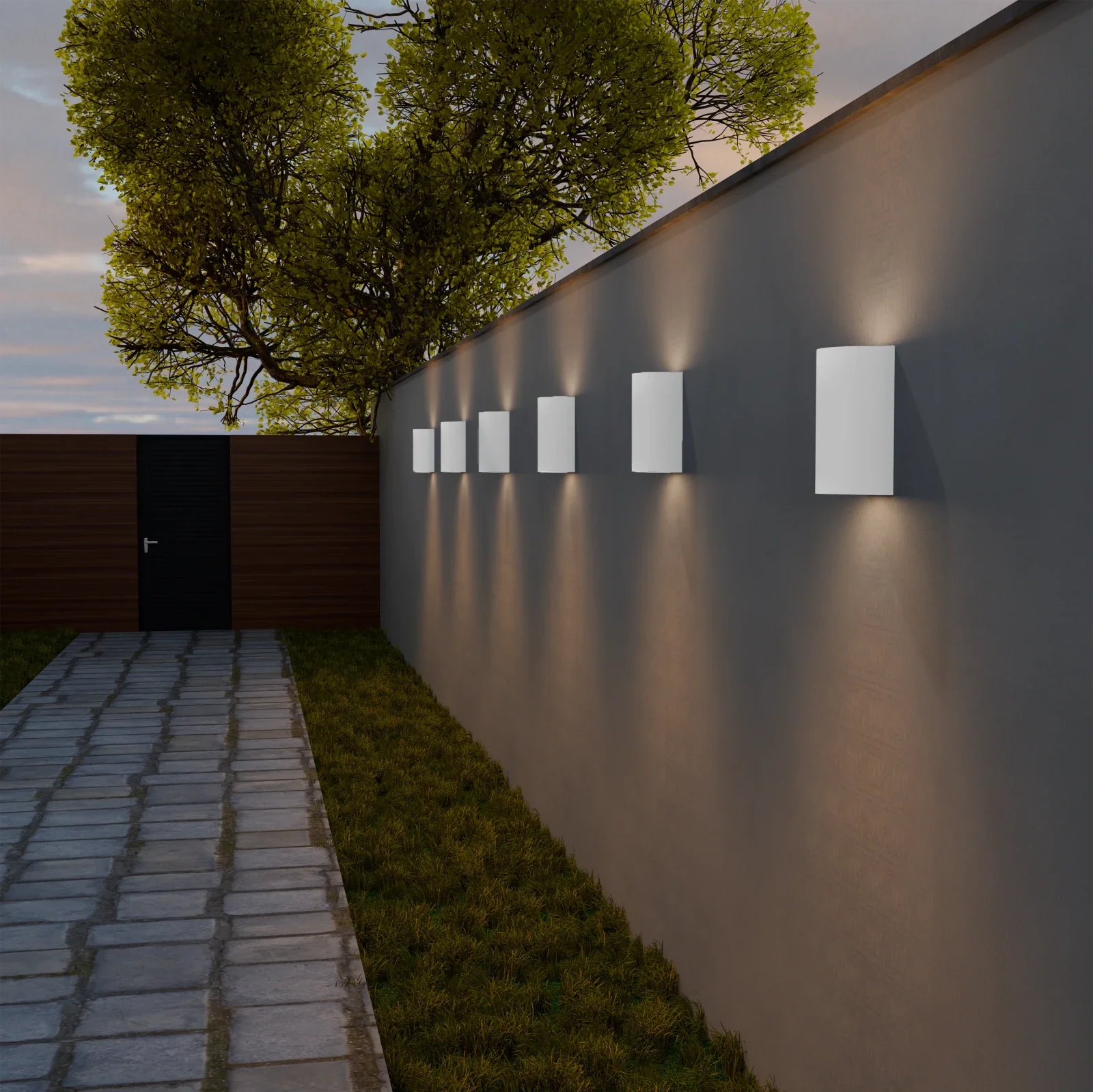 Wandleuchte VAYA DUO Up-&-Down-Light, 2x GU10, IP54