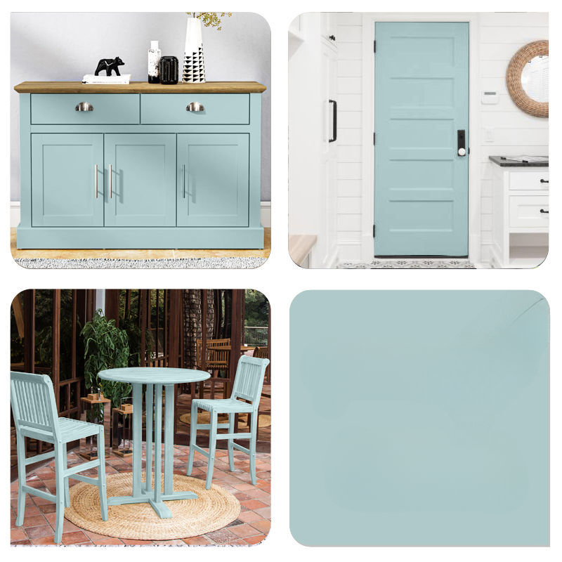 FurnitureRepair Farbmuster Frischwasserblau