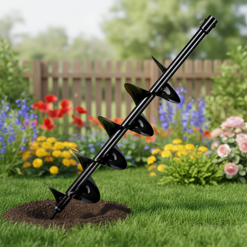GardenAuger – Bohraufsatz für Pflanzlöcher, Gartenschnecke