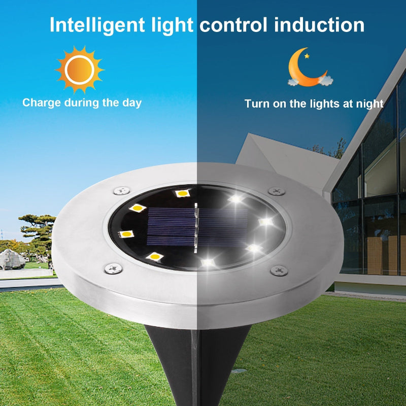 LEDSolar – LED Solarleuchten für Garten und Rasen, 4er Set